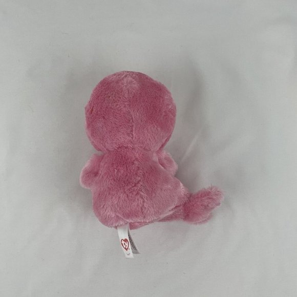 Ty Beanie Boos Tusk Walrus 7” Plush Pink w/Blue Sparkle Eyes No Tags - Picture 5 of 7